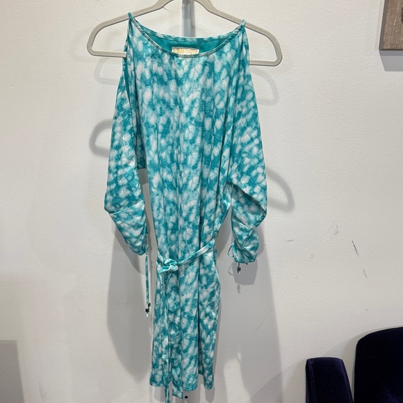 Michael Kors Teal and White Dress - Picture 1 of 5